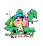 Moji.17 Merry Christmas.（個別スタンプ：18）