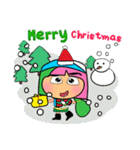 Moji.17 Merry Christmas.（個別スタンプ：21）