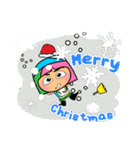 Moji.17 Merry Christmas.（個別スタンプ：25）