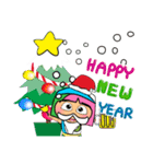 Moji.17 Merry Christmas.（個別スタンプ：28）