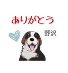 野沢さんが使う名前スタンプ・子犬イラスト（個別スタンプ：3）
