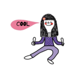 Leila in purple. Stay cool and move on.（個別スタンプ：1）