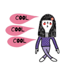 Leila in purple. Stay cool and move on.（個別スタンプ：32）