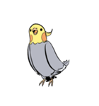 Silly Cockatiel Stickers（個別スタンプ：5）