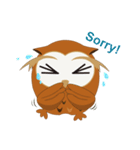 Lovely Owl Daily（個別スタンプ：9）