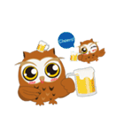 Lovely Owl Daily（個別スタンプ：14）