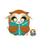 Lovely Owl Daily（個別スタンプ：17）