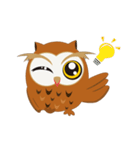 Lovely Owl Daily（個別スタンプ：34）