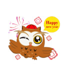 Lovely Owl Daily（個別スタンプ：36）