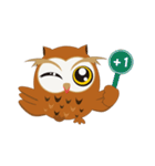 Lovely Owl Daily（個別スタンプ：37）