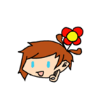 That is to gross hair is not a flower（個別スタンプ：7）