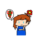 That is to gross hair is not a flower（個別スタンプ：14）