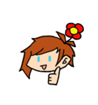 That is to gross hair is not a flower（個別スタンプ：24）