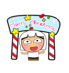 Mena Shiba.17Merry Christmas.（個別スタンプ：1）