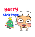 Mena Shiba.17Merry Christmas.（個別スタンプ：9）