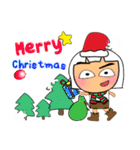 Mena Shiba.17Merry Christmas.（個別スタンプ：12）