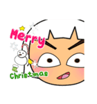 Mena Shiba.17Merry Christmas.（個別スタンプ：23）