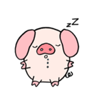 Black and white pigs（個別スタンプ：36）