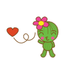 Lovely little cactus（個別スタンプ：34）