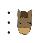 Horse : Equus ferus（個別スタンプ：26）