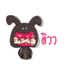 The Pink Rabbit Ninja Speak（個別スタンプ：5）