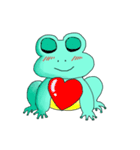 Q Lovely Frog（個別スタンプ：6）