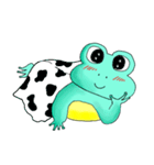 Q Lovely Frog（個別スタンプ：7）