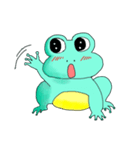 Q Lovely Frog（個別スタンプ：8）