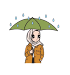 Hijab and girl（個別スタンプ：19）