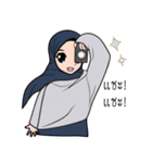 Hijab and girl（個別スタンプ：21）