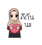 Hijab and girl（個別スタンプ：24）