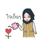 Hijab and girl（個別スタンプ：27）