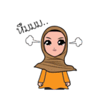 Hijab and girl（個別スタンプ：34）