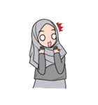 Hijab and girl（個別スタンプ：36）