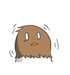 Brown chick--black tolinosuke（個別スタンプ：2）