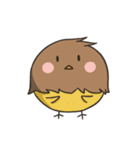 Brown chick--black tolinosuke（個別スタンプ：6）