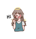 Angel say hello（個別スタンプ：1）