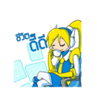 Mr. IEL ＆ Ms. Navi（個別スタンプ：20）