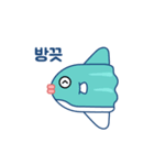 SunFish Emoji -Korean（個別スタンプ：8）