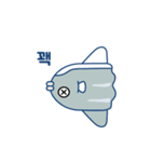 SunFish Emoji -Korean（個別スタンプ：24）