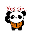 Panda Fun Sticker Set（個別スタンプ：35）
