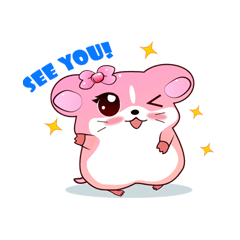 [LINEスタンプ] Lovely Candy Hamsters (V3)