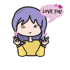 [LINEスタンプ] Arra : a moody girl