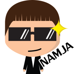 [LINEスタンプ] Namja : Suit