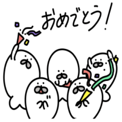 [LINEスタンプ] 俺らあざらし