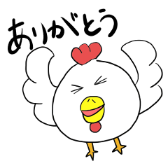 [LINEスタンプ] チキノ宮トリ子