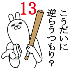 [LINEスタンプ] こうだいが使う面白名前スタンプ13