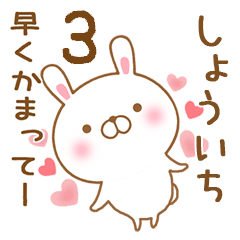 [LINEスタンプ] 大好きなしょういちに送るスタンプ3