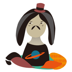 [LINEスタンプ] Too lazy to answer you