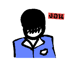 [LINEスタンプ] Blue boys